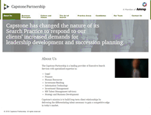 Tablet Screenshot of capstonepartnership.com